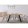 DRUVO ΤΡΑΠΕΖΙ ΦΥΣΙΚΟ 160x80x76cm SKU 02-0665